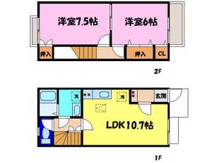 ビ．アレイドの物件間取画像